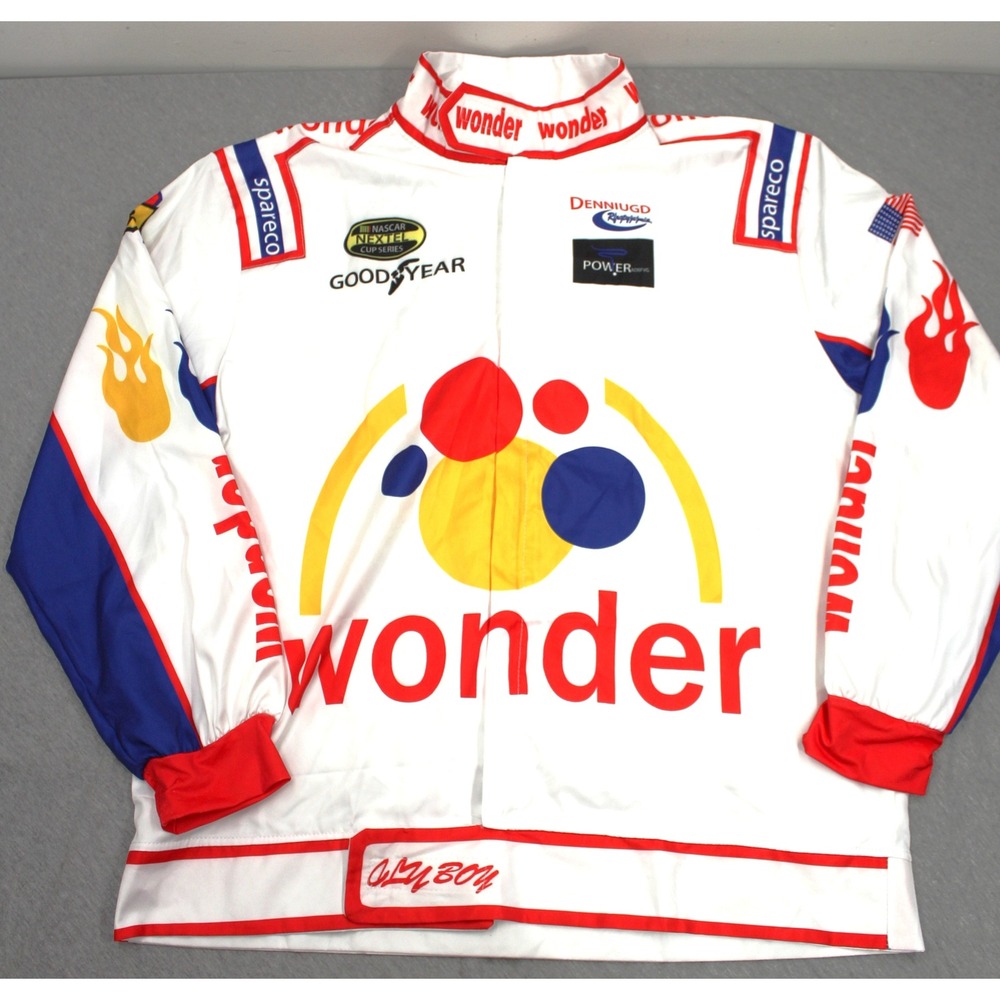 NASCAR Jacket Mens M Wonder Bread Racing Talladega Nights Ricky Bobby Costume